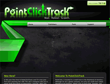 Tablet Screenshot of pointclicktrack.com